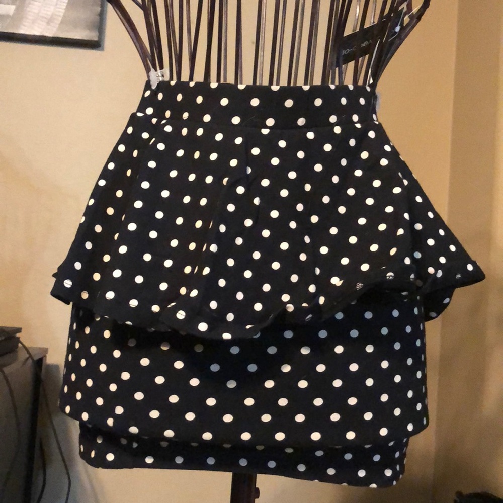 Polka dot skirt